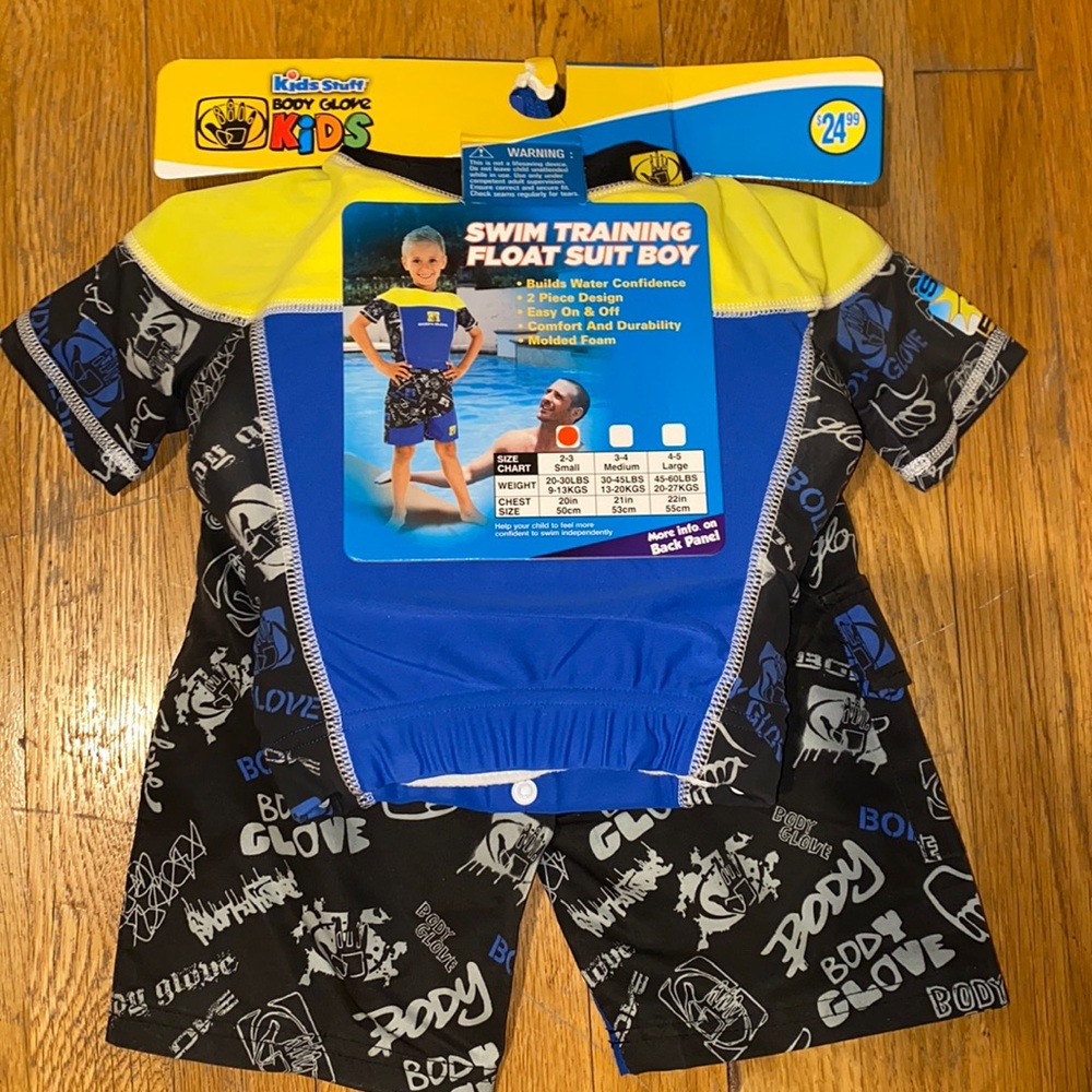 NEW boys swimsuit with built in floaty